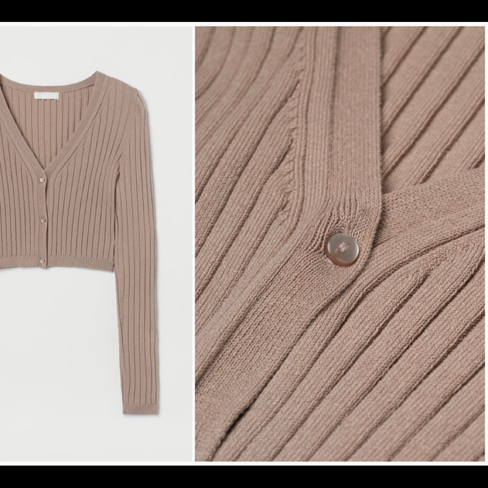 H&M Ribbed Cardigan New with Tags! Never Worn!!